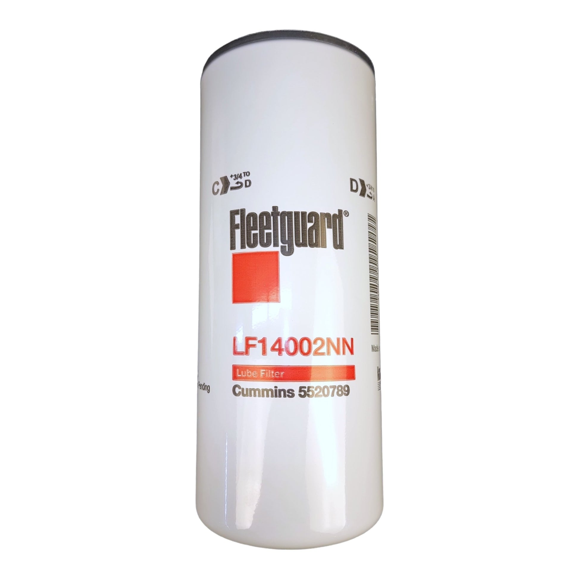 Fleetguard LF14002NN Nano Net Oil Filter Replaces Cummins 5520789 All