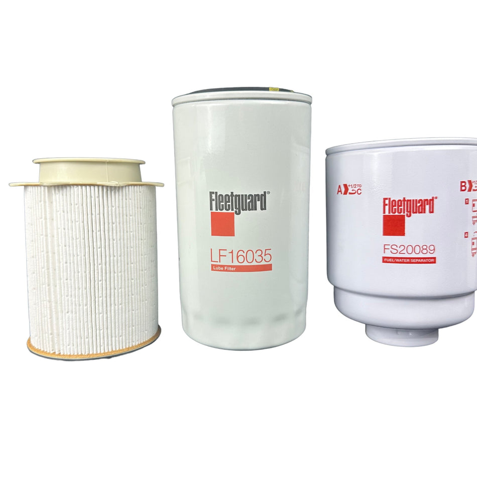 6.7L Cummins Upgraded Filter Kit includes FS53000, FS20089, LF16035 │ Fleetguard 