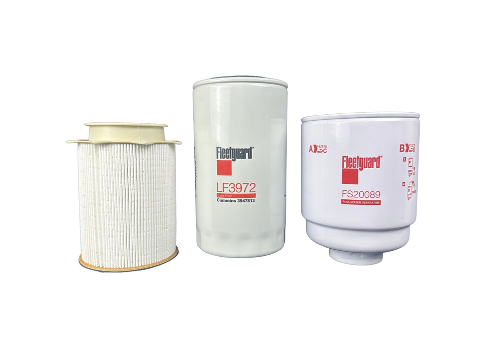 PM Kit for 6.7L Cummins includes FS53000, FS20089, LF3972 │ Fleetguard 