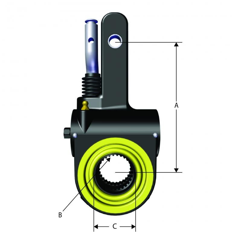 Gunite AS1136 Automatic Slack Adjuster 10 Spline 5.5" Arm All Pro
