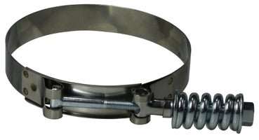 Heavy Duty Spring Loaded T Bolt Hose Clamp 3.5-3.81⎪Replaces Breeze B9224-0350B │ Midland Industries 