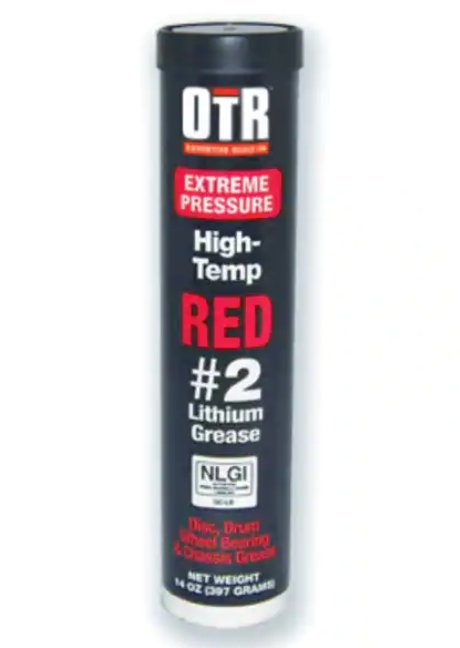 OTR PTGRBRG214OZ Red Hi-Temp #2 Lithium Grease | 14 oz EP