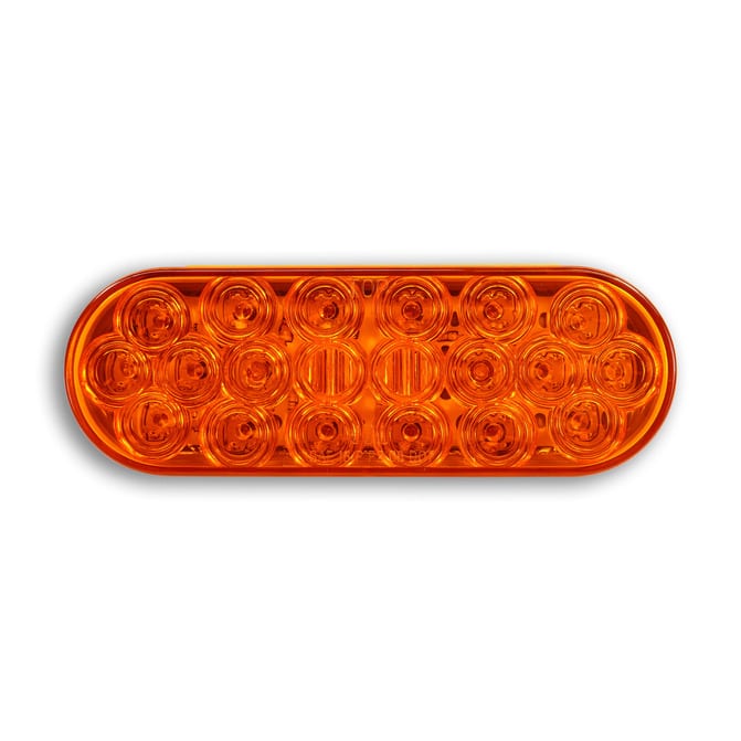 Power Products LED60Y 6 in Oval LED Turn Signal | Amber
